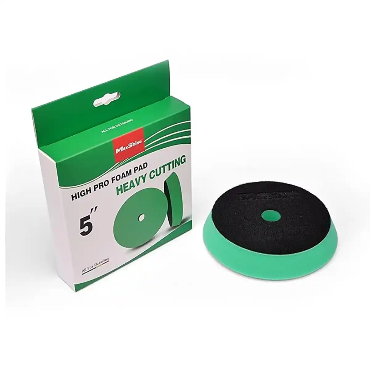 High Pro Green Foam Heavy Cutting Pad and 5.2 Inch for Advanced Paint Correction